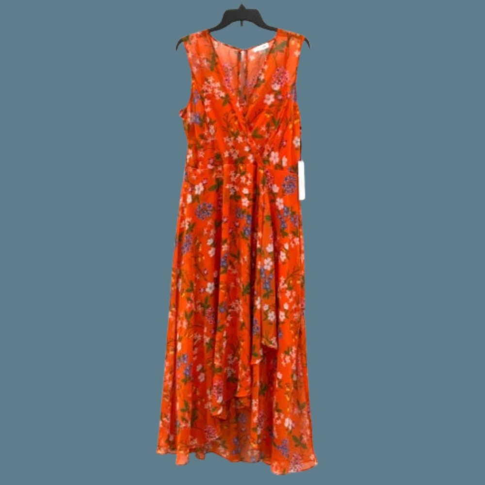 *NWT Calvin Klein High/Low Maxi Sleeveless Dress